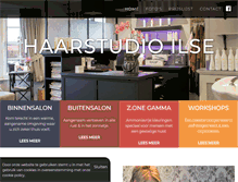 Tablet Screenshot of haarstudio-ilse.be